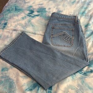 Women's Light Blue cut off Jeans